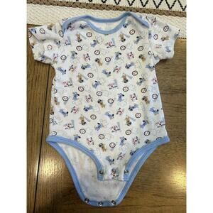 Okie Dokie Baby Onesie with Baseball Print 6-9 Months